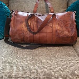 Patricia Nash signature map duffle luggage